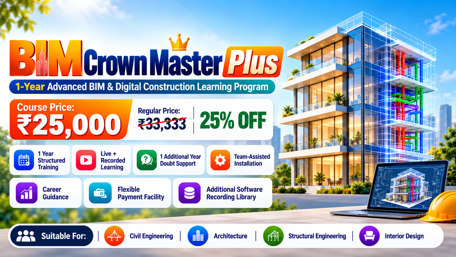 BIM CROWN MASTER Plus course cover